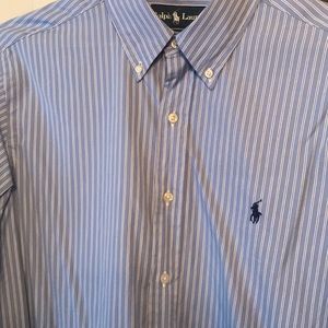 Long sleeve polo dress shirt